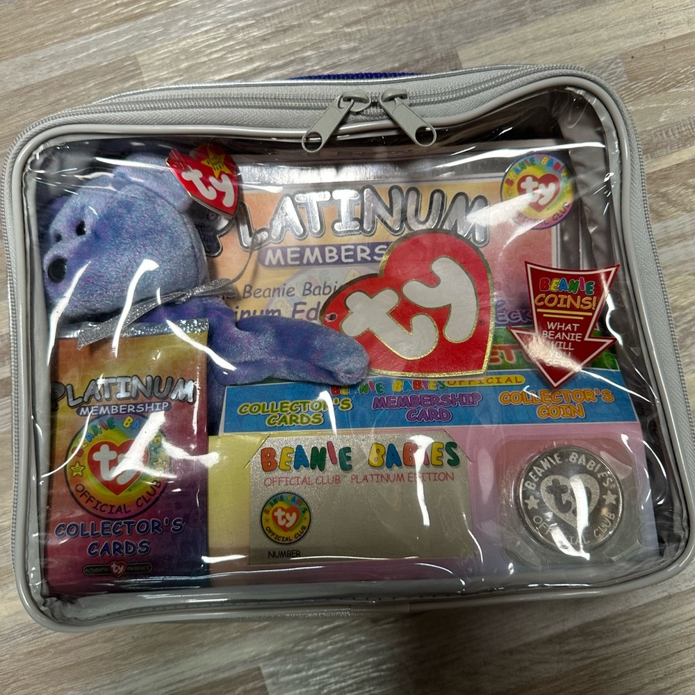 Ty Beanie Babies Platinum Members Set - Purple and Multicolor